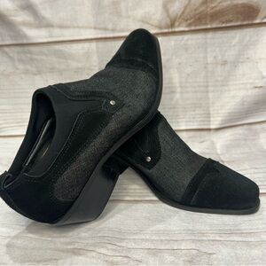 Women's acme ankle bootie Black Western Shoes 7